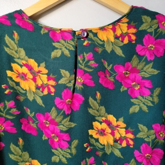 EUC VINTAGE LAURISSA FLORAL LONGSLEEVES TOP SIZE SMALL - Picture 4 of 14